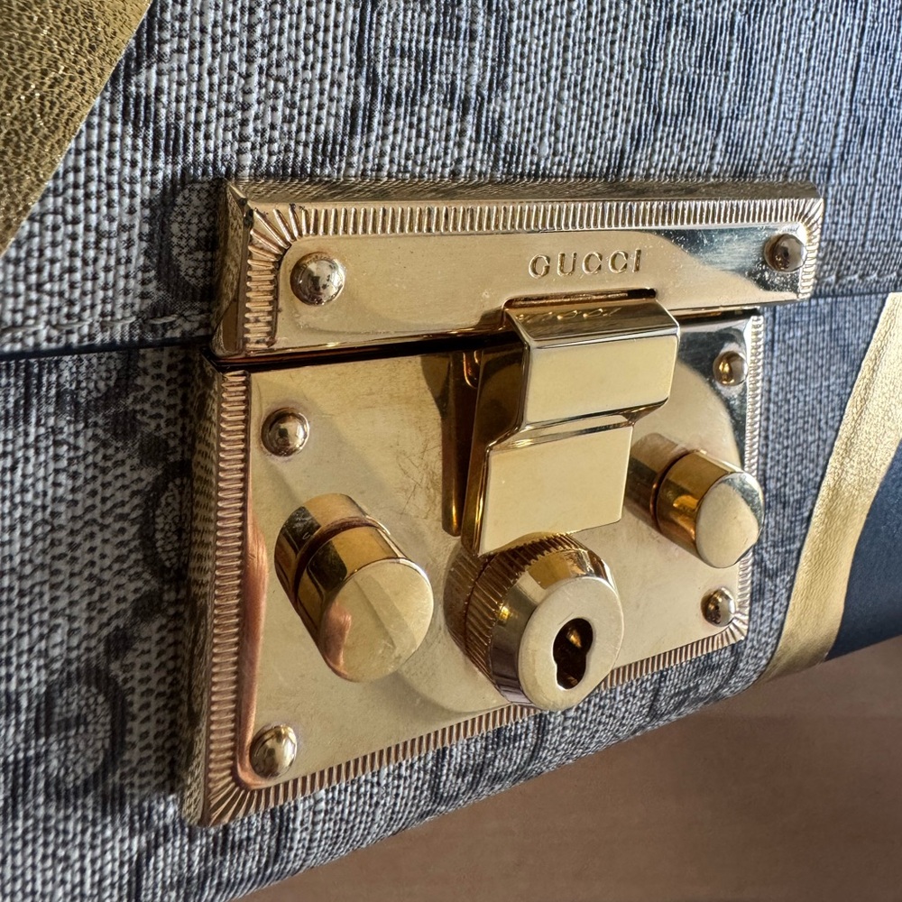Gucci Black and Gold Crossbody Bag - Picture 15 of 16